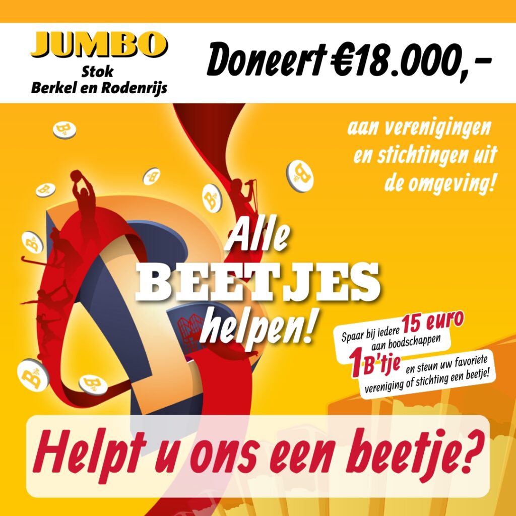 B'tjes actie Jumbo Stolk in Berkel en Rodenrijs